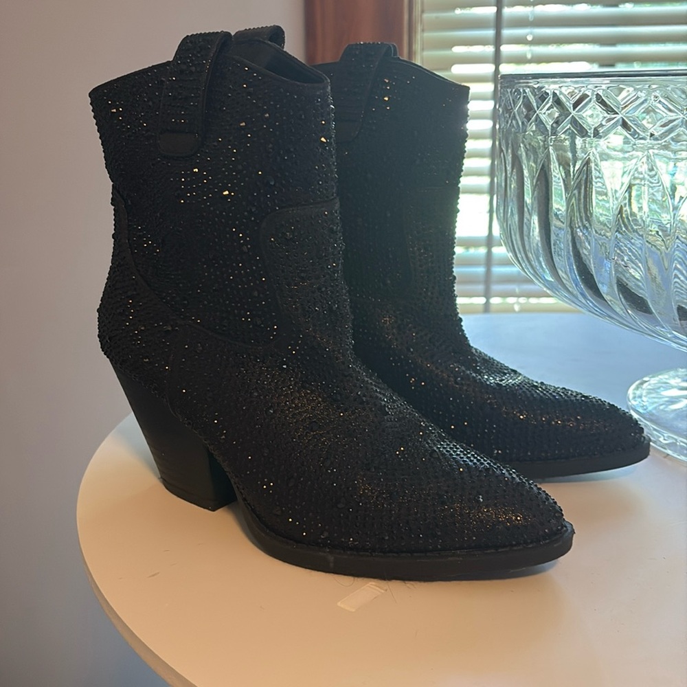 Rhinestone cowboy boots